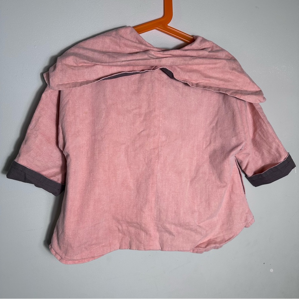 Pink Kids jacket Blouse Button Front - Picture 9 of 11